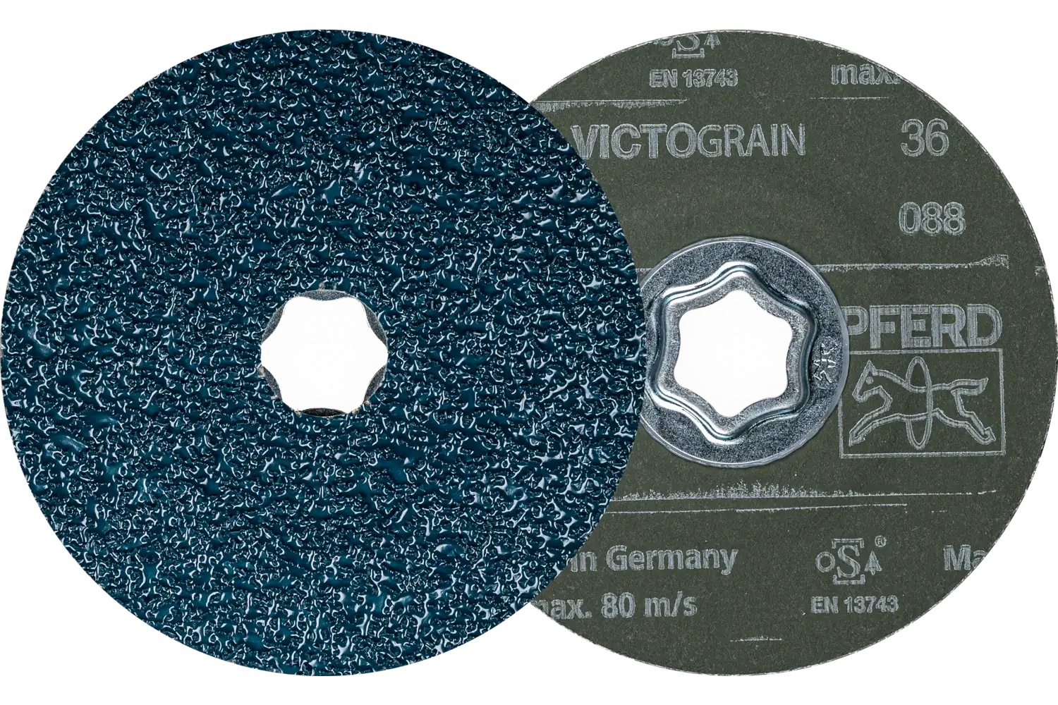 Picture of Pferd Combiclick® Fiber Disc, 4-1/2" x 7/8, 36 grit, Victograin®